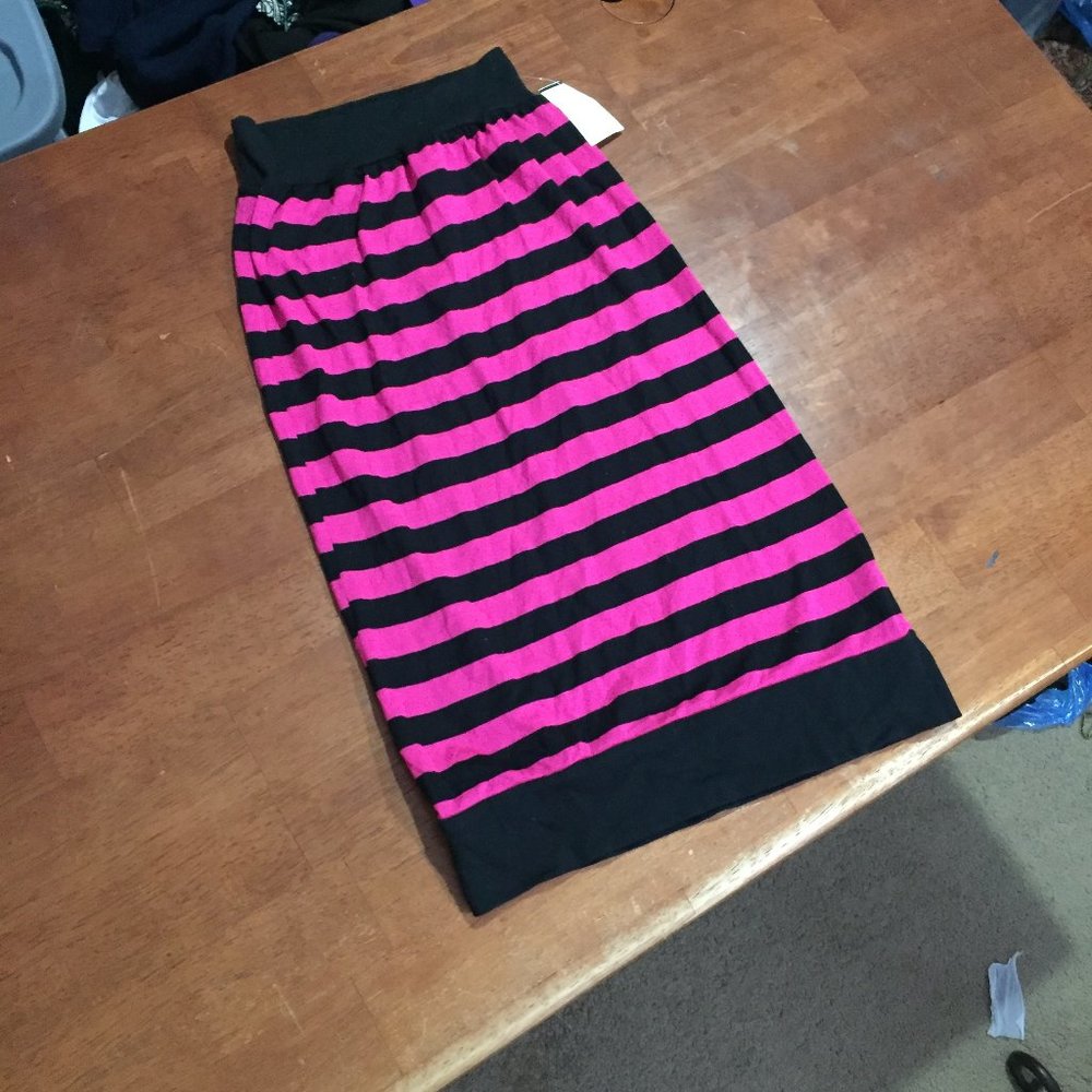 Purple & Black Skirt